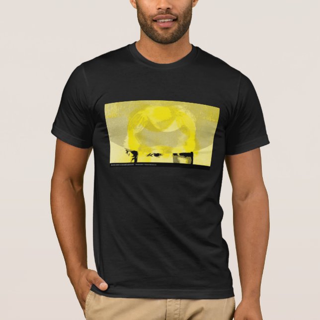 Camiseta Él era tal segundo-guesser. (Anverso)