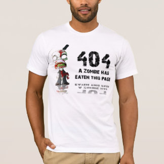 Camiseta El error 404, página no se encuentra