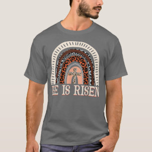 Camiseta Él es el leopardo del arcoiris de Risen, cristiano