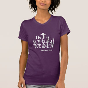 Camiseta Él es escritura subida de Pascua