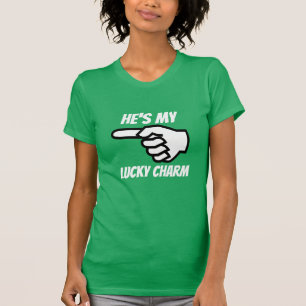 Camiseta Él es mi encanto afortunado