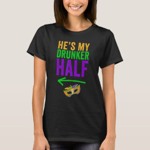Camiseta Él es mi Mamá de novia de pareja de bebedores a me