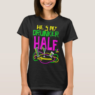 Camiseta Él es mi Mamá de novia de pareja de bebedores a me