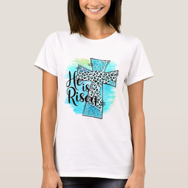 Camiseta Él es Risen (Anverso)