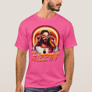 Camiseta Él es Rizado Cristiano Jesús es Rizado Divertido J