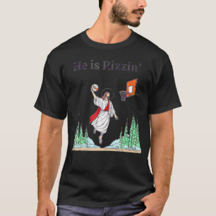 Camiseta Él Es Rizzen Jesus Basketball