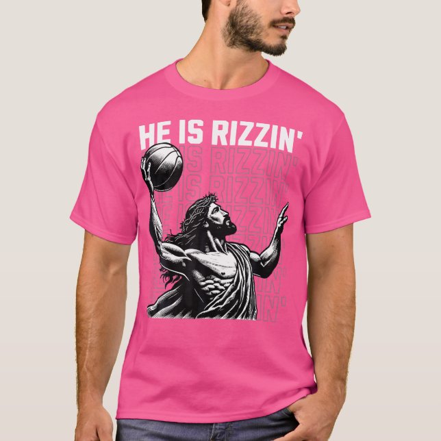 Camiseta Él Es Rizzin (Anverso)
