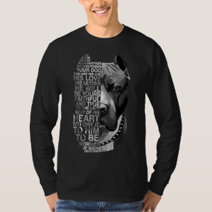 Camiseta Él Es Tu Amigo Tu Pareja Tu Perro Pitbull