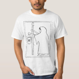 Camiseta El esbozo de la tarjeta Tarot de Hermit
