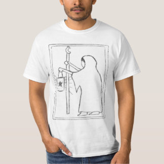 Camiseta El esbozo de la tarjeta Tarot de Hermit