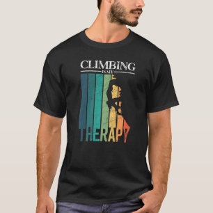 Camiseta El escalado rocoso es mi pepino retro Terapia