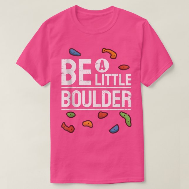 Camiseta El escalador del gimnasio de escalada de Boulderin (Diseño del anverso)