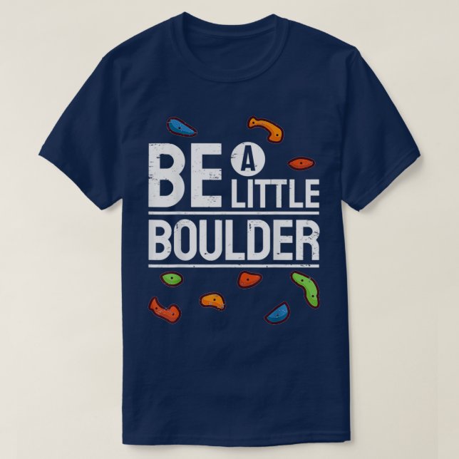 Camiseta El escalador del gimnasio de escalada de Boulderin (Diseño del anverso)