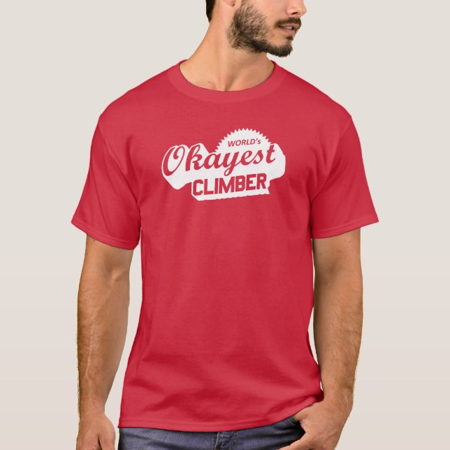 Camiseta El escalador más okánigo del mundo (Anverso)