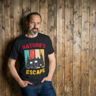 Camiseta El escape de la naturaleza - La vida de los campis