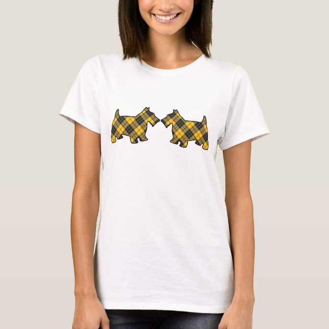 Camiseta El escocés del tartán de MacLeod del clan persigue (Anverso)
