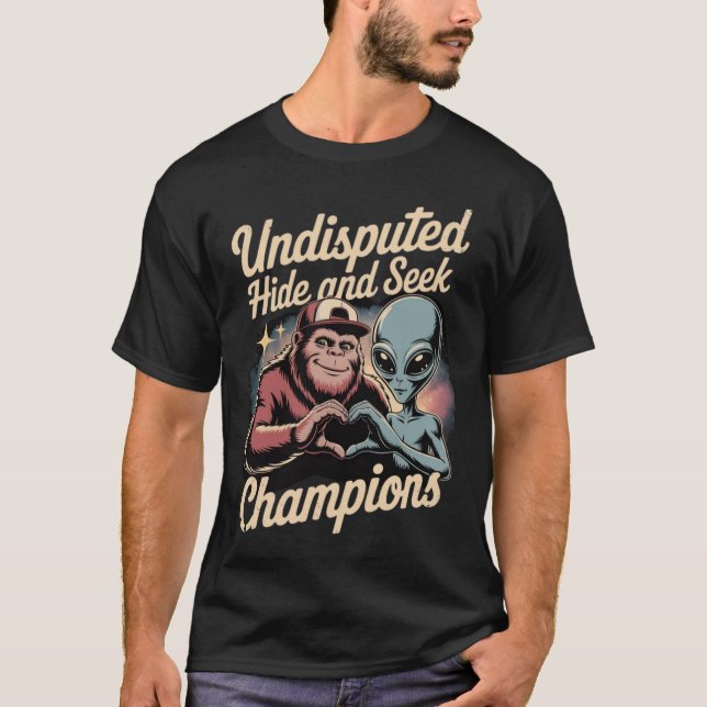 Camiseta El escondite indiscutible y la búsqueda de campeon (Anverso)