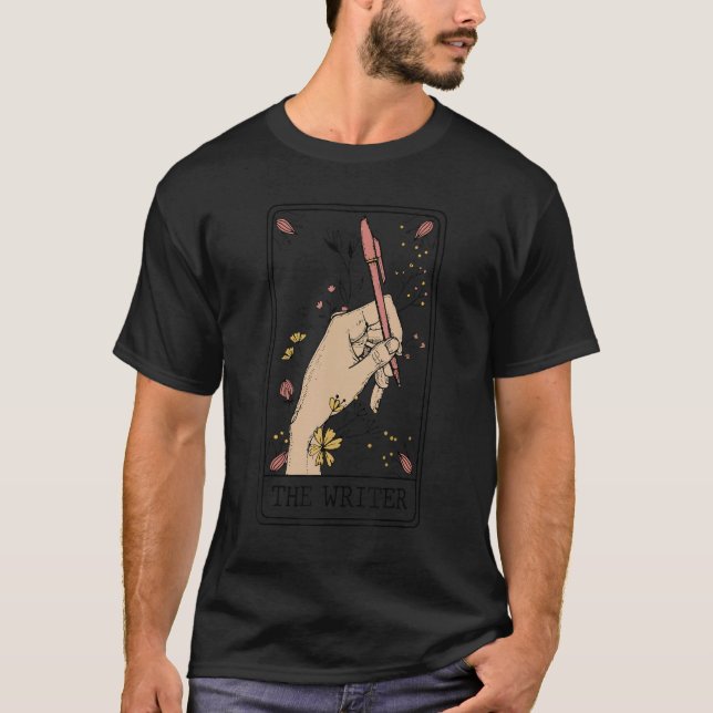 Camiseta El escritor Tarrot Card Fortune Teller Tarrot Read (Anverso)
