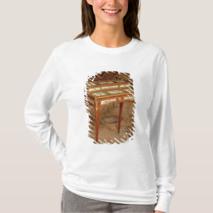Camiseta El escritorio de la mujer con los paneles de la