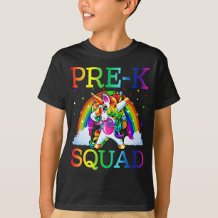 Camiseta El Escuadrón De Niños Unicornio De Vuelta A La Esc
