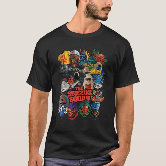Camiseta El escuadrón suicida | Avatares estilizados (Anverso)