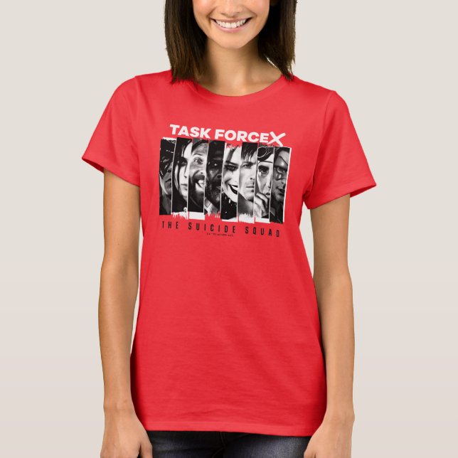 Camiseta El escuadrón suicida | Grupo de tareas X (Anverso)