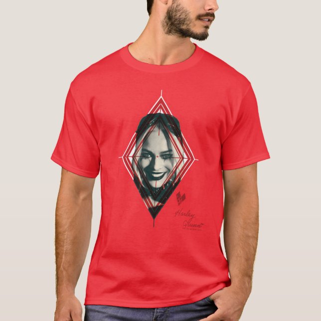Camiseta El escuadrón suicida | Harley Quinn Diamond Target (Anverso)
