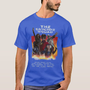 Camiseta El escuadrón suicida Poster de películas de esti