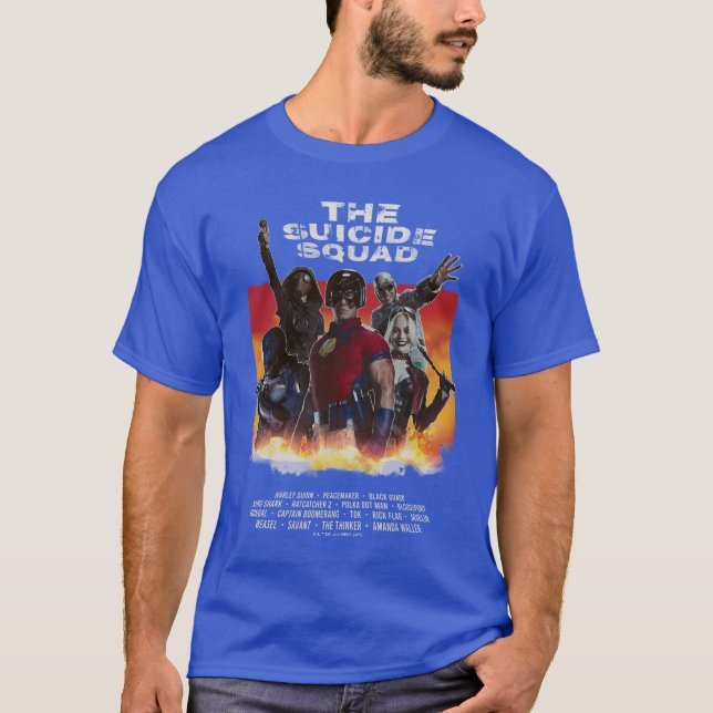 Camiseta El escuadrón suicida | Poster de películas de esti (Anverso)