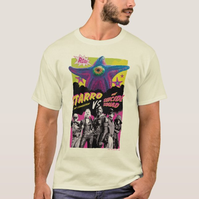 Camiseta El escuadrón suicida | Starro Contra El Escuadrón  (Anverso)