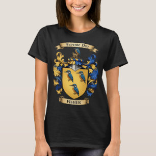 Camiseta El Escudo de Armas de la Familia Fisher