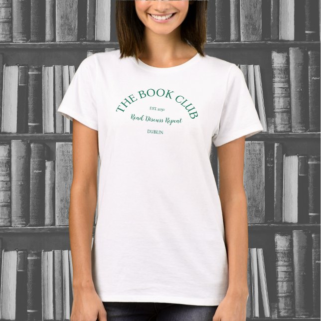 Camiseta El Escudo verde del Club del Libro Discute sobre l (Subido por el creador)