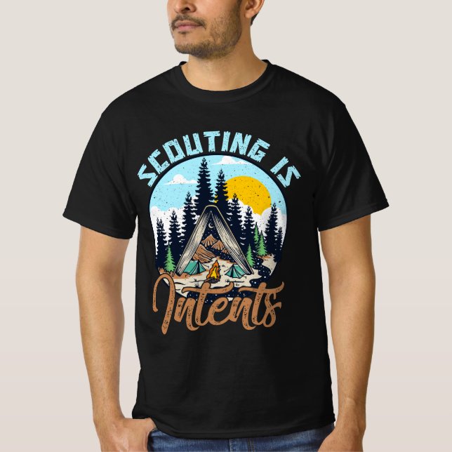 Camiseta El Escultismo Es Una Intención Scout Divertida Cam (Anverso)