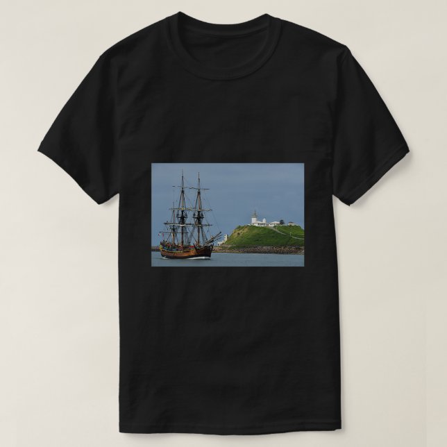 CAMISETA EL ESFUERZO REPLICA BARCO DE VELA (Diseño del anverso)