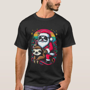 Camiseta El esloveno paseo arcoiris de Santa Claus