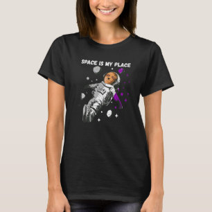 Camiseta El Espacio Asexual Es Mi Lugar Astronauta Sloth Ga