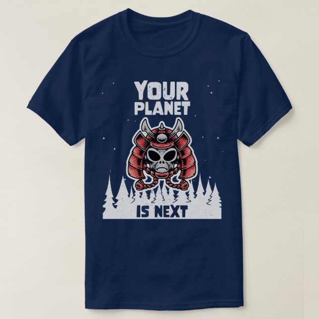 Camiseta El espacio científico galaxico ama tu planeta es e (Diseño del anverso)