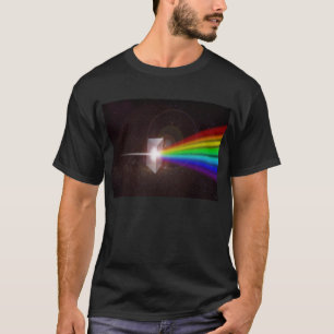 Camiseta El espacio del espectro de color de la prisma