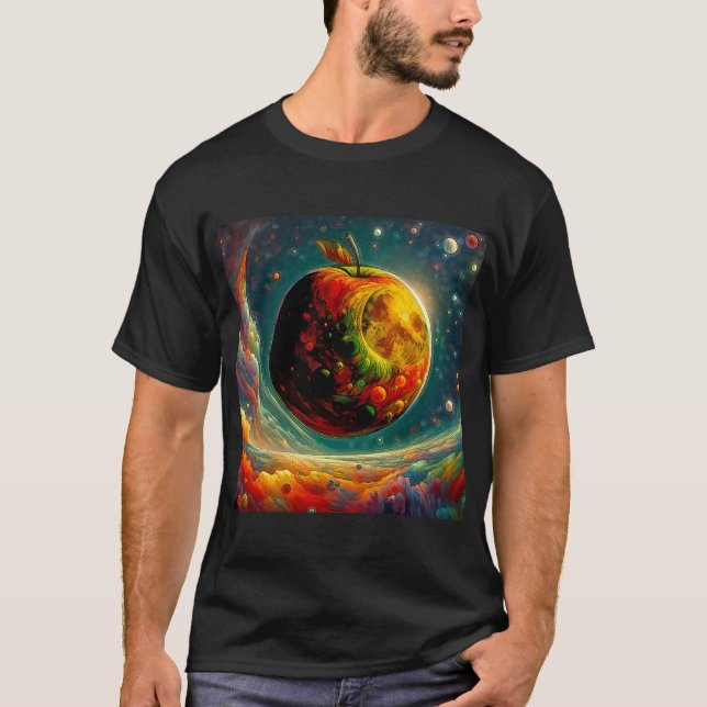 Camiseta El Espacio & lo Abstracto & la luna #1 (Anverso)
