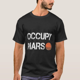 Camiseta El espacio Occupy Mars del Explorador