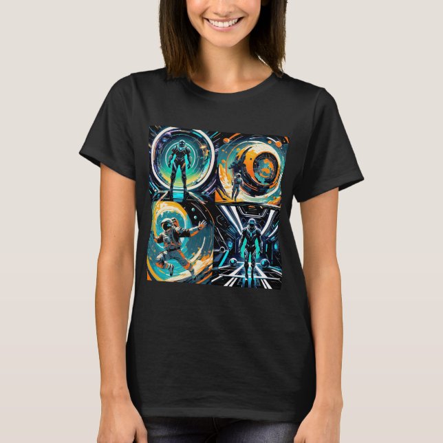 Camiseta El Espacio y el Astronauta (Anverso)