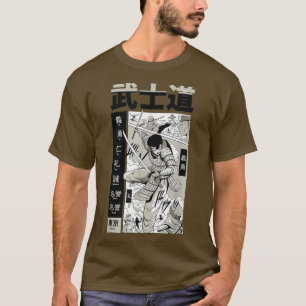 Camiseta El espadachín japonés Bushido Katana
