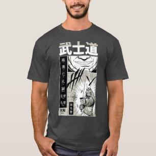 Camiseta El espadachín japonés Bushido Katana
