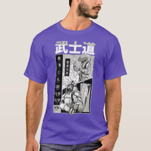 Camiseta El espadachín japonés Bushido Katana