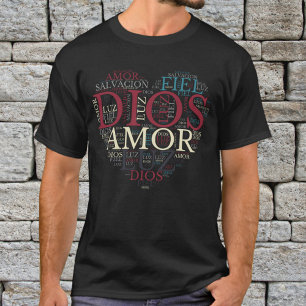Camiseta El español cristiano de los hombres del corazón de