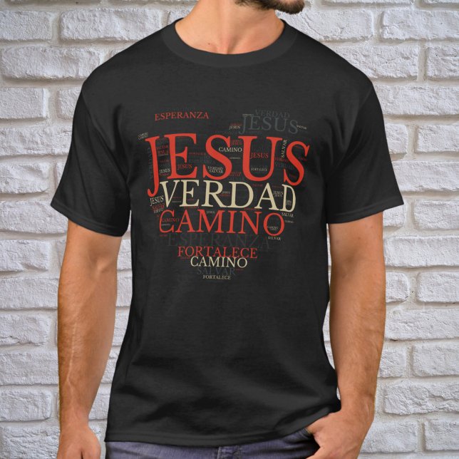 Camiseta El español cristiano del Corazón de Jesús y Fe (Subido por el creador)
