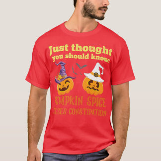 CAMISETA EL ESPECIALISMO DE PUMPKIN DIVERTIDO CAUSA CONSTIP