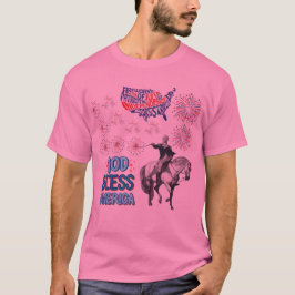 Camiseta El espectáculo de luces de Liberty es rosa