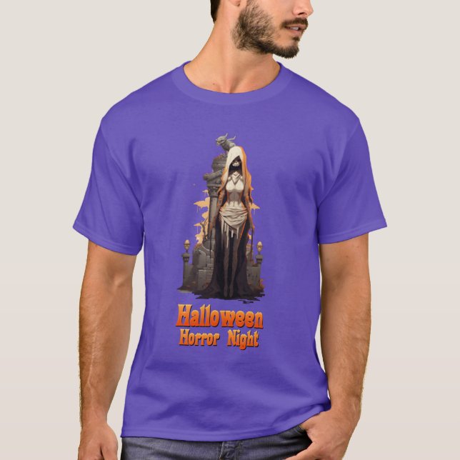Camiseta El espectador de Halloween es gracioso (Anverso)