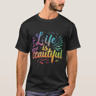 Camiseta El espectro arcoiris de la vida